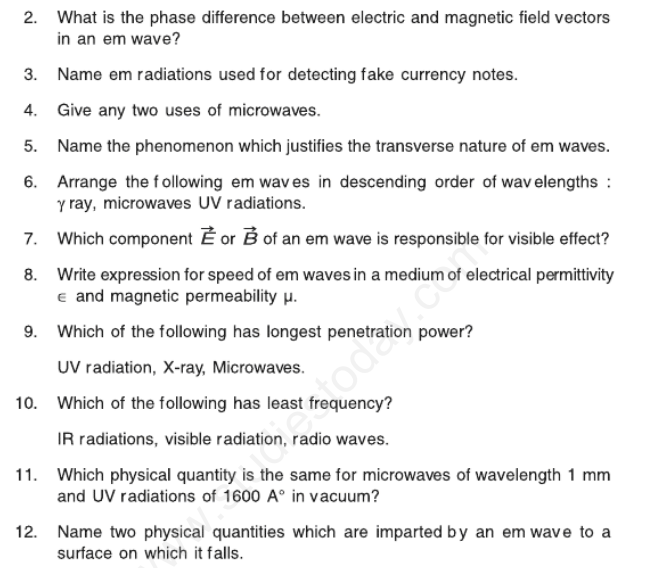 cbse-class-12-physics-electromagnetic-waves-assignment-set-b